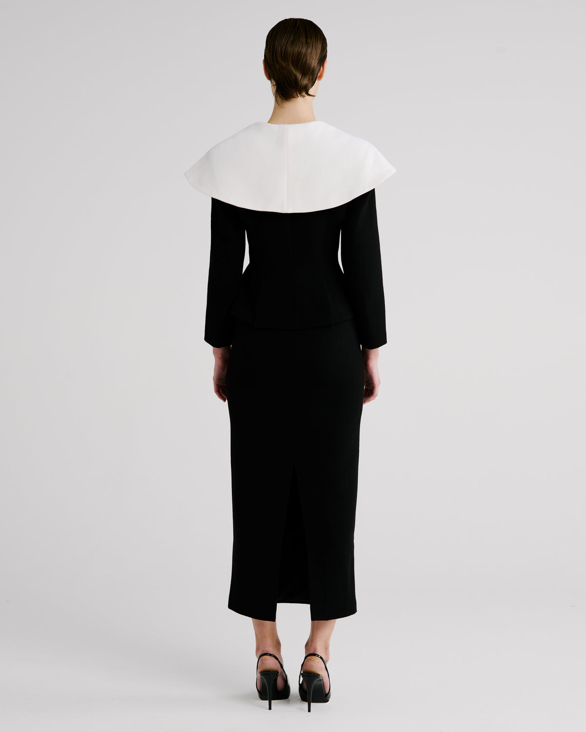 Shea Skirt in black Double Crepe Wool