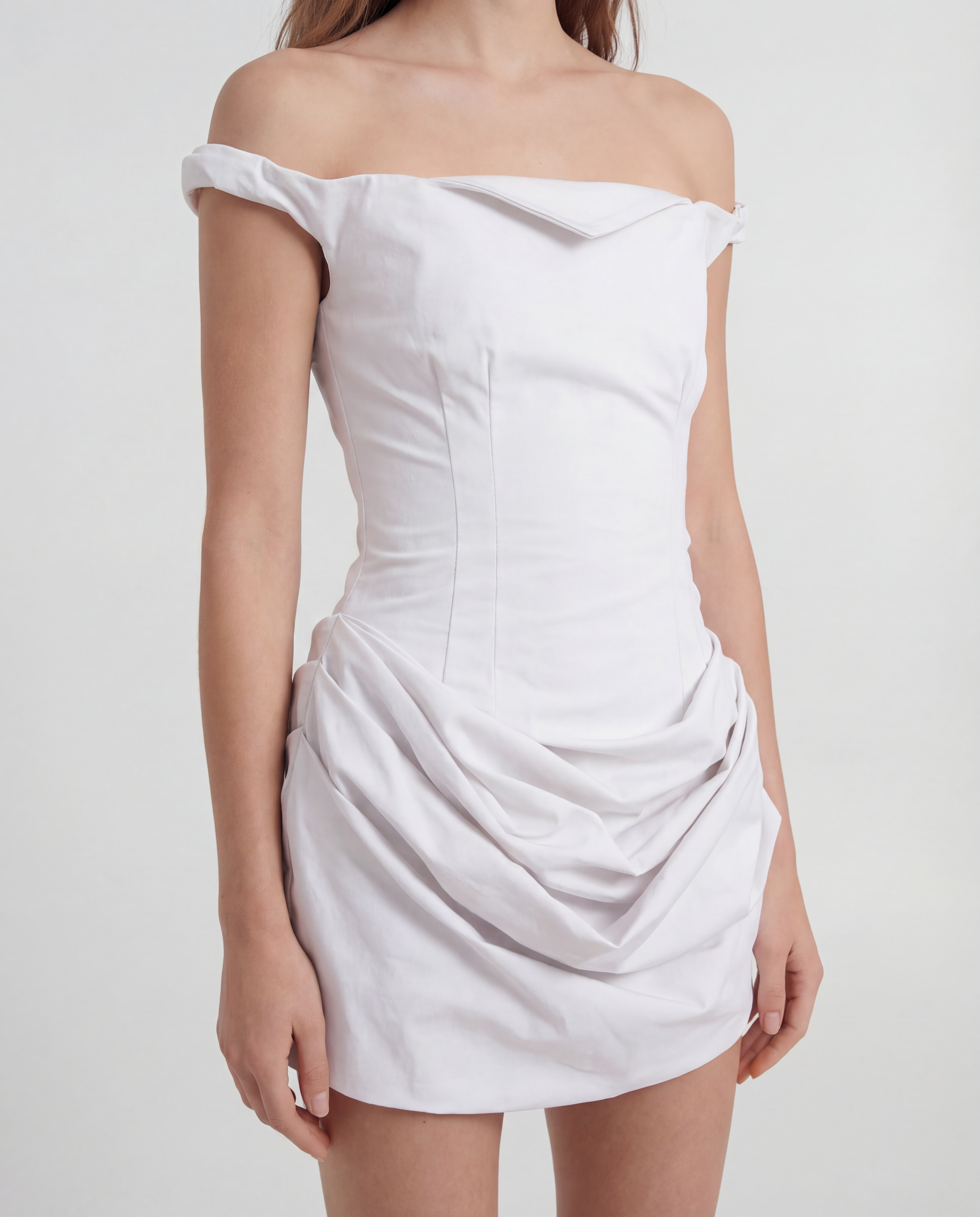 Bernini Dress in white Comfort Cotton