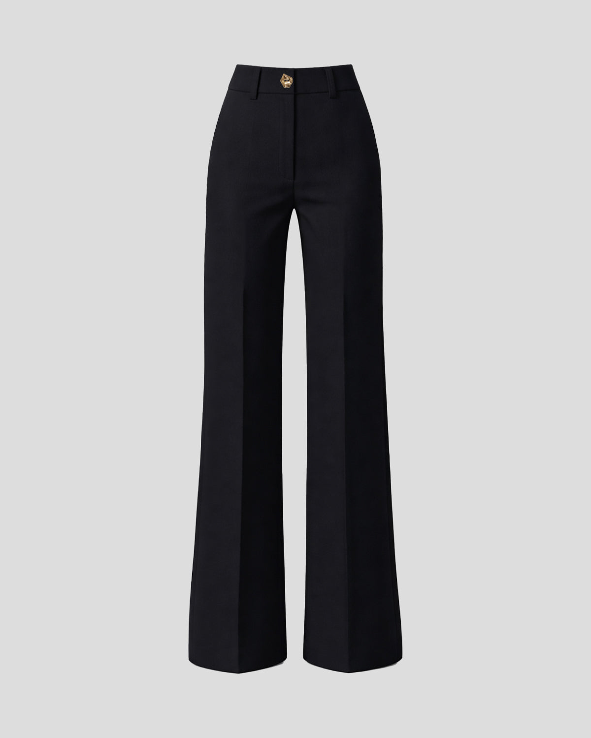 Francis Trousers in black Wool Crepe