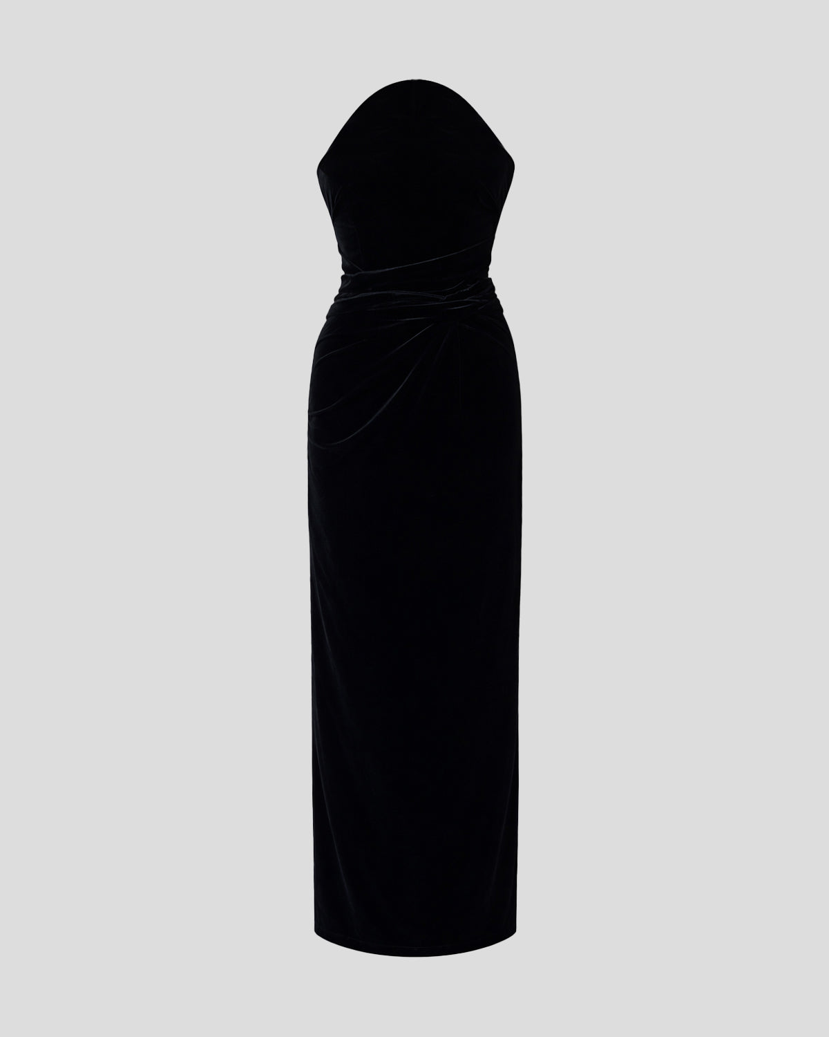 Jenney Dress in black Silk Velvet