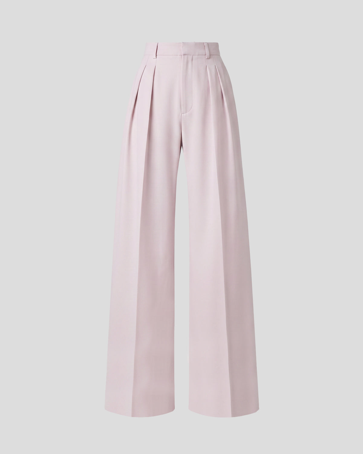 Keckler Trousers in taupe Wool Crepe