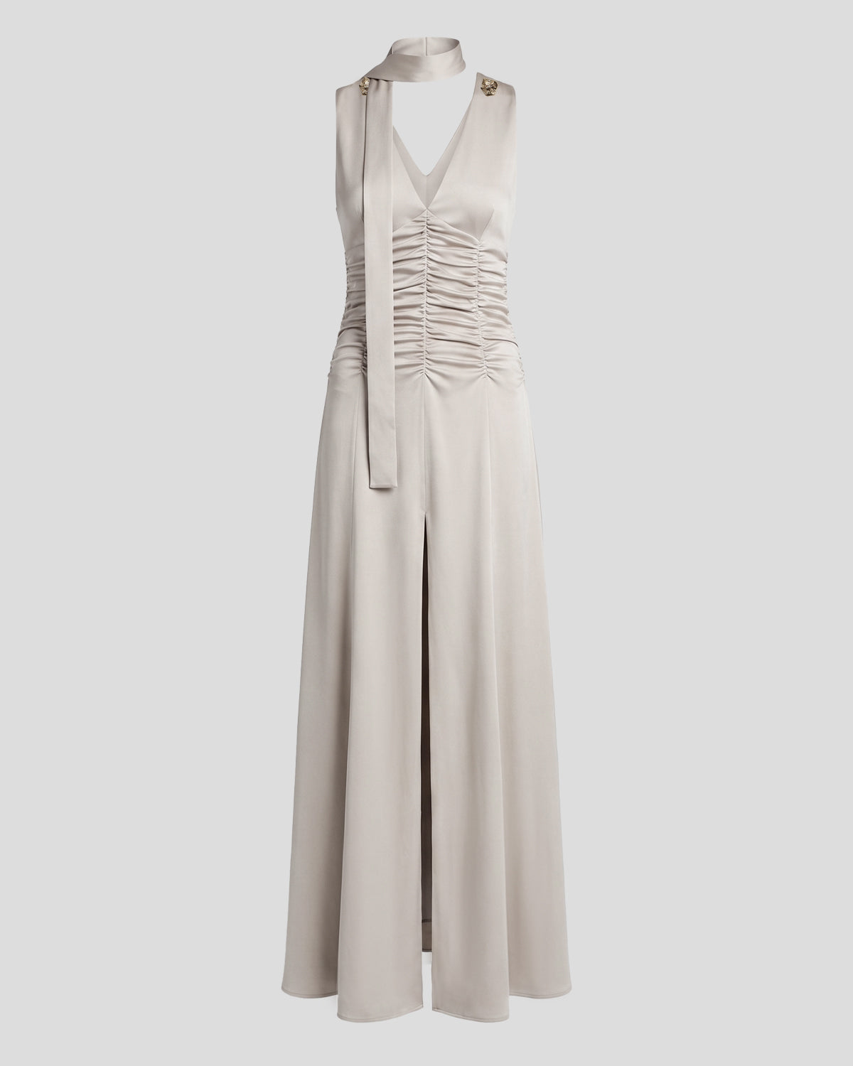 Marden Dress in taupe Sable Cady