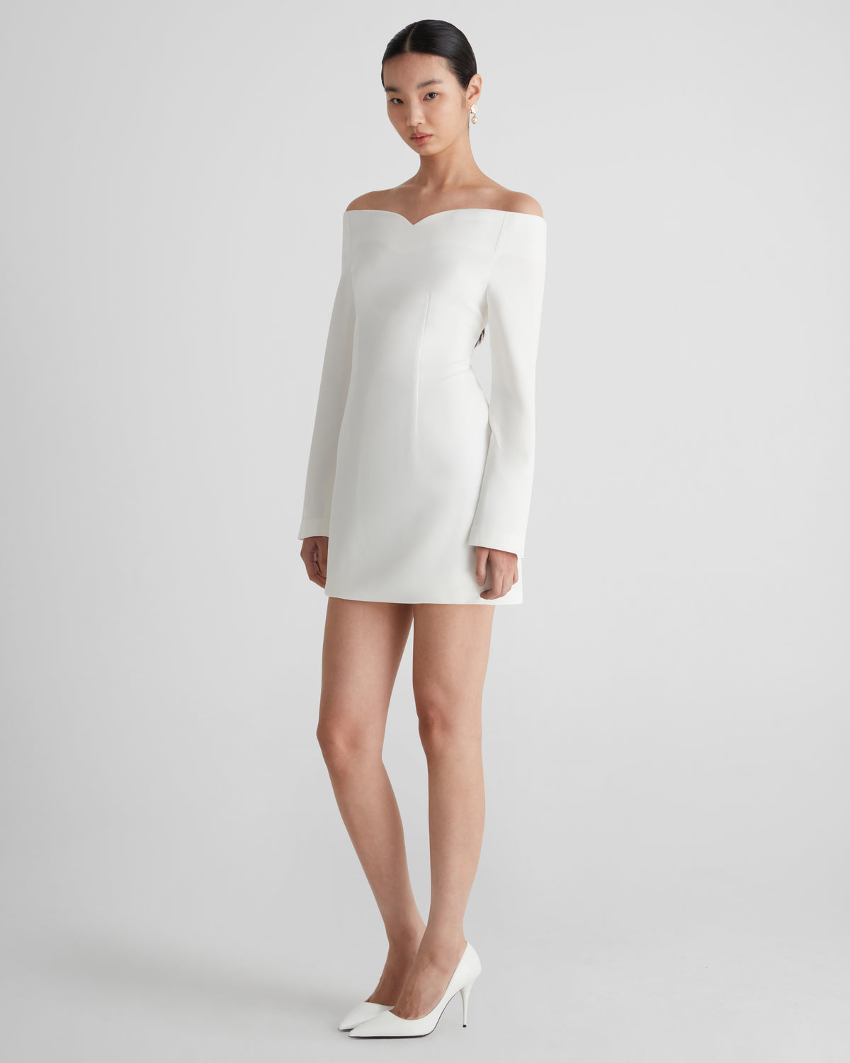 Marino Dress in ivory Cady Frisottino