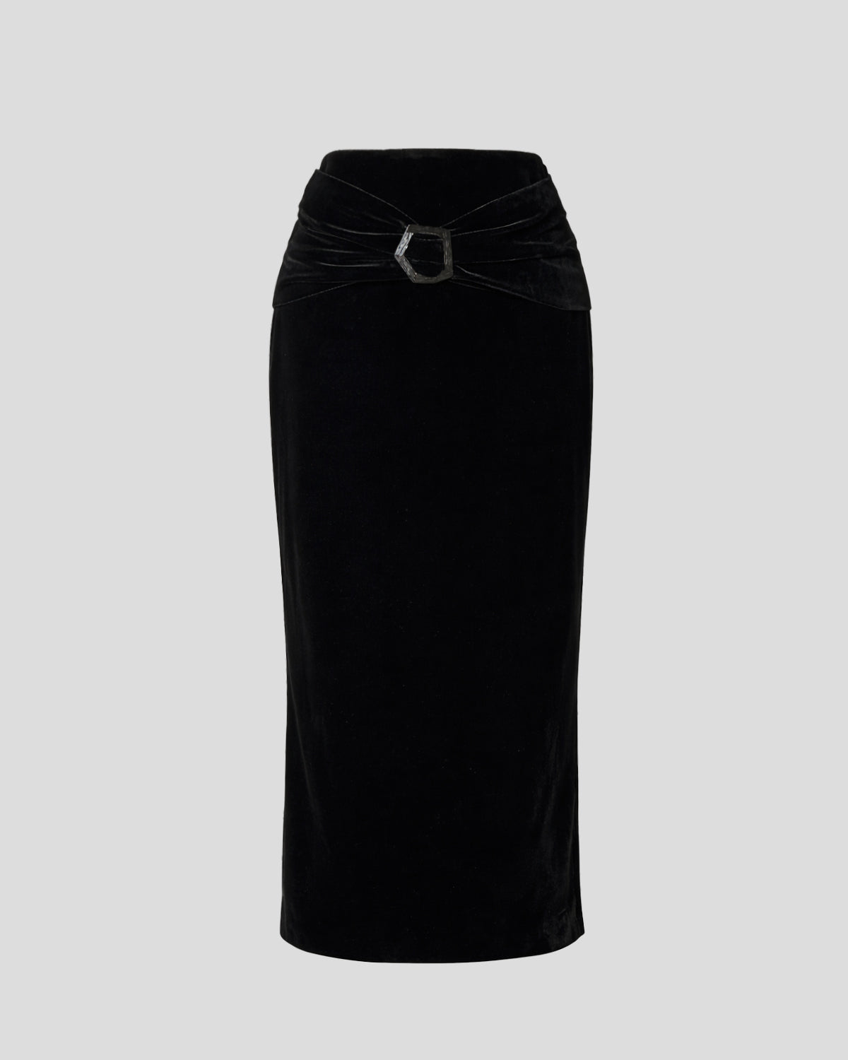 Melotti Skirt in black Silk Velvet