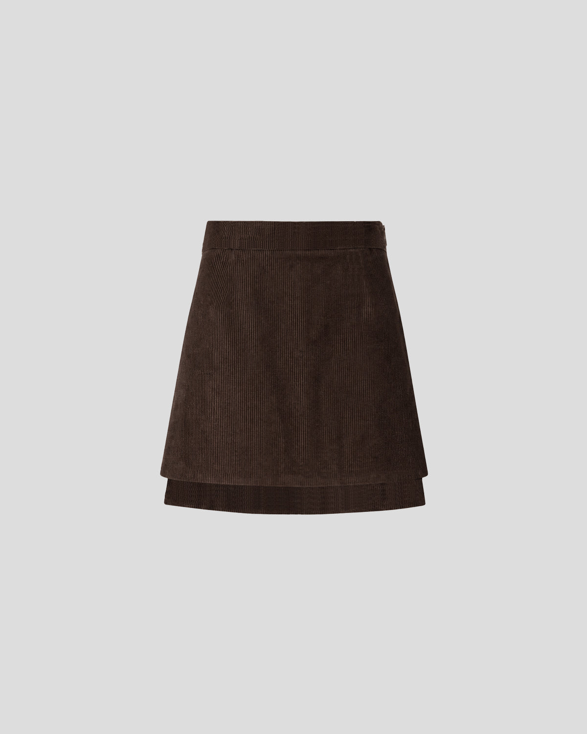 Minnie Skort in brown Cotton Corduroy