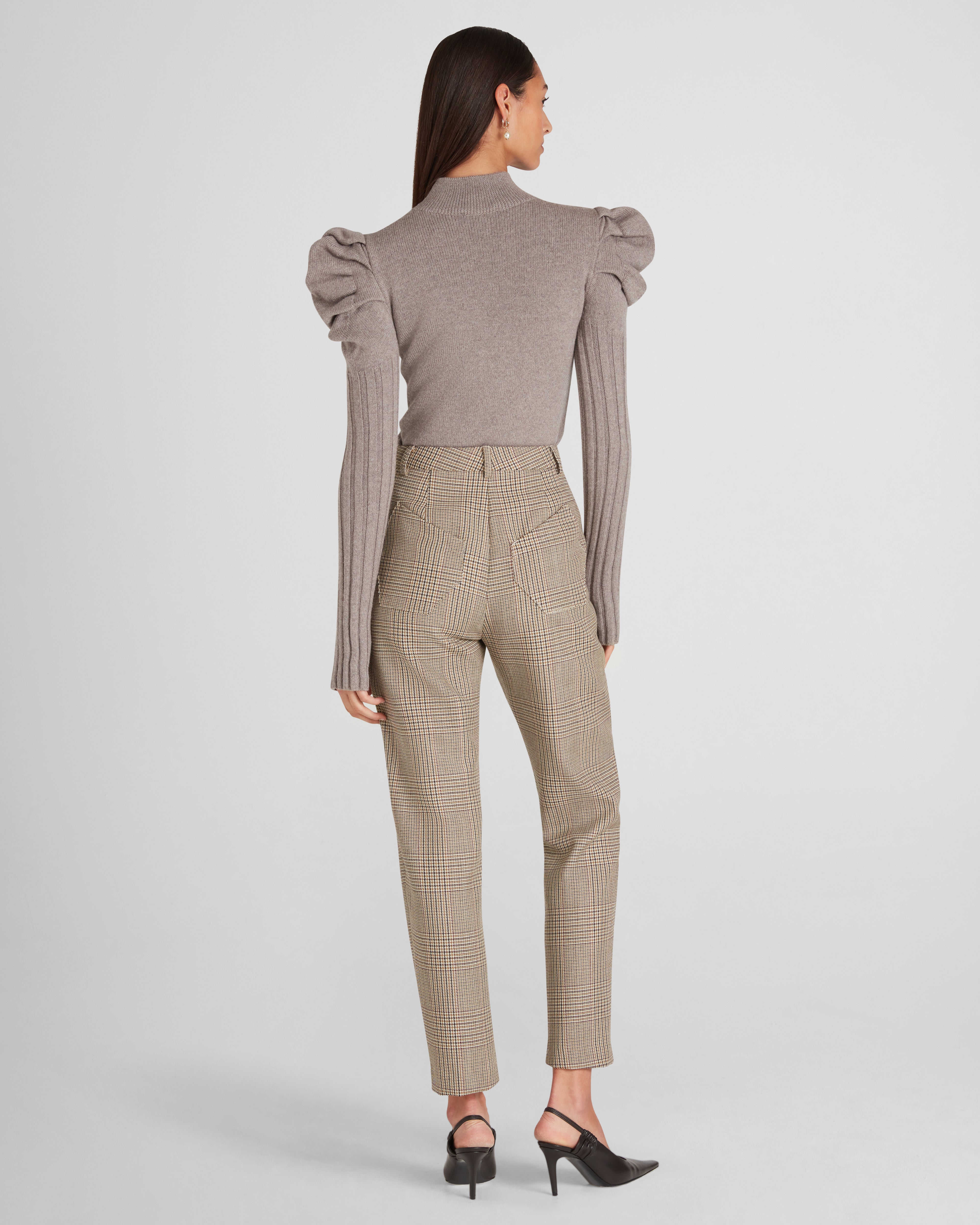 Vittorio Knit Sweater in taupe Zegna Cashwool® Merino Wool