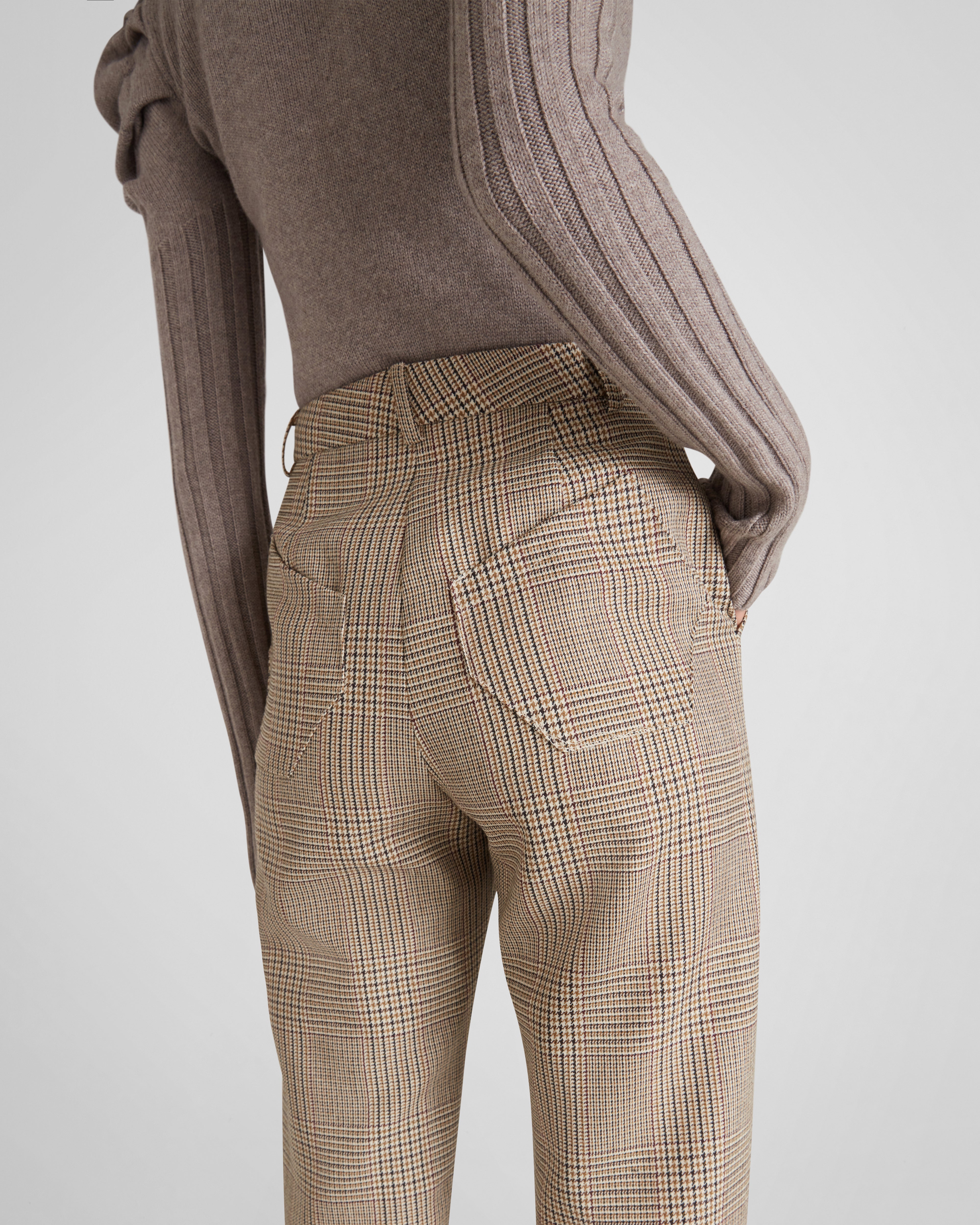 Vittorio Knit Sweater in taupe Zegna Cashwool® Merino Wool