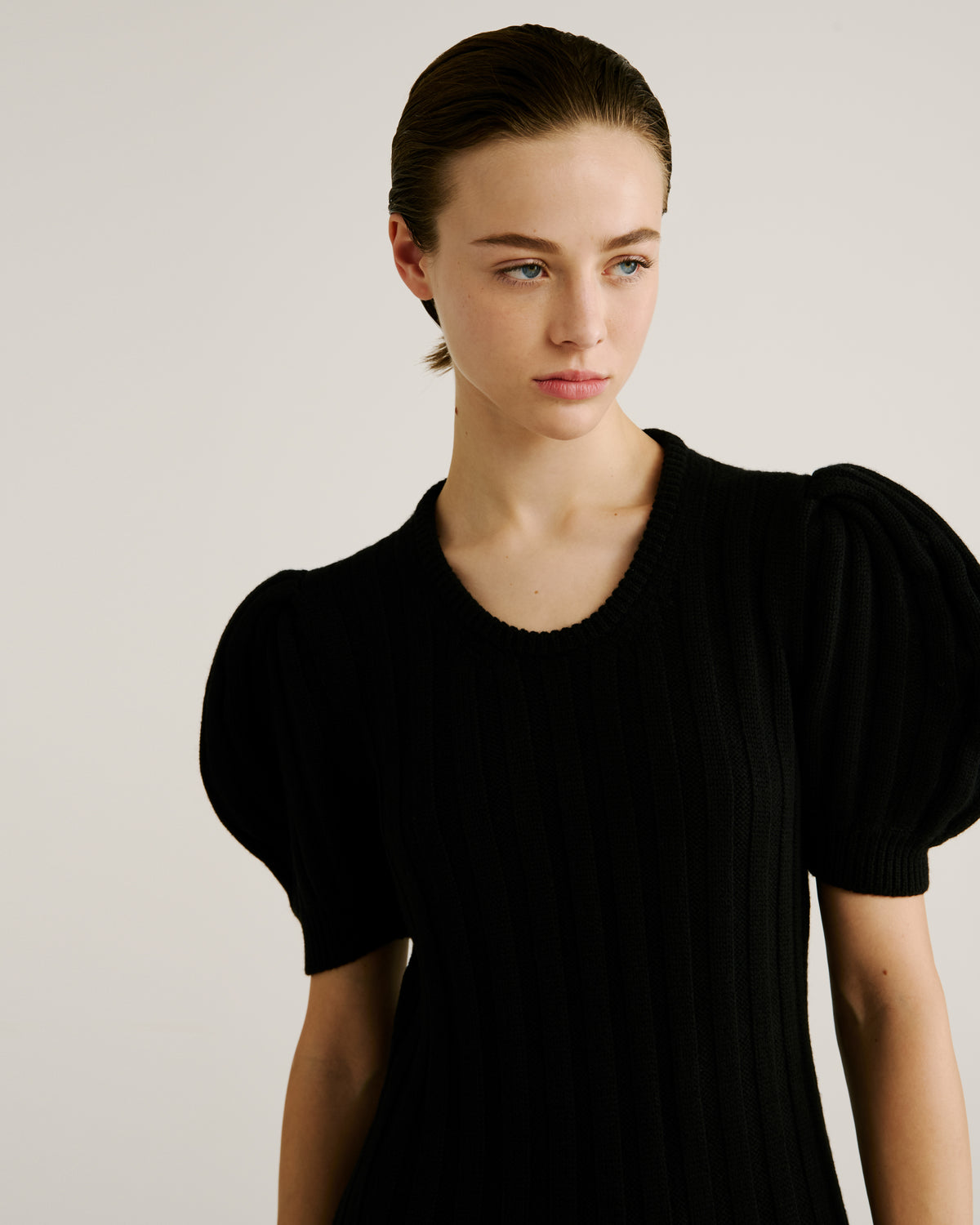 Ono Knit Dress in black Zegna Cashwool® Merino Wool