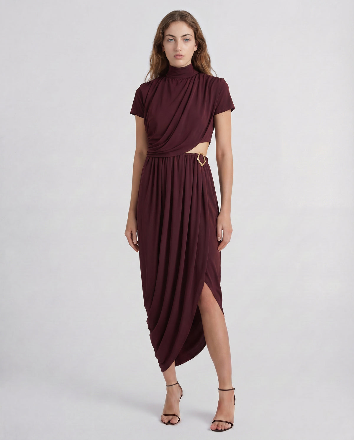 Pagani dress with gold plated buckle