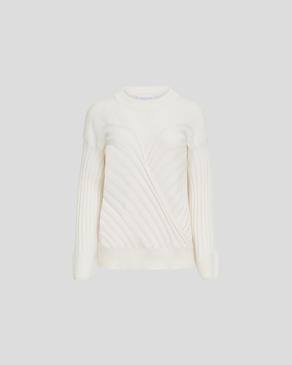 Renny jumper in a cashmere blend with sculptural ribbing