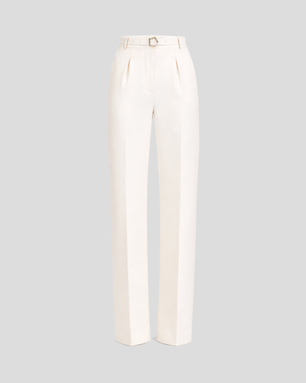 Rota trousers in double crepe wool with refined pleats