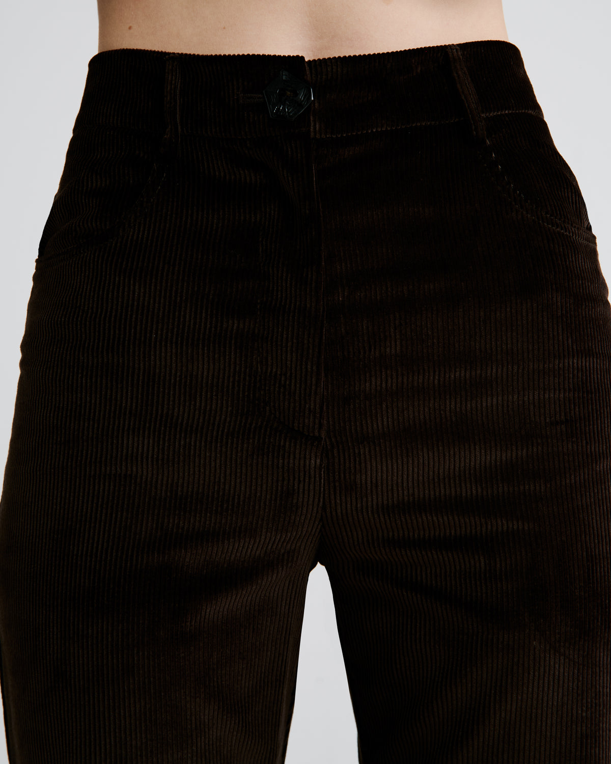 Sugar Blazer in Brown Cotton Corduroy