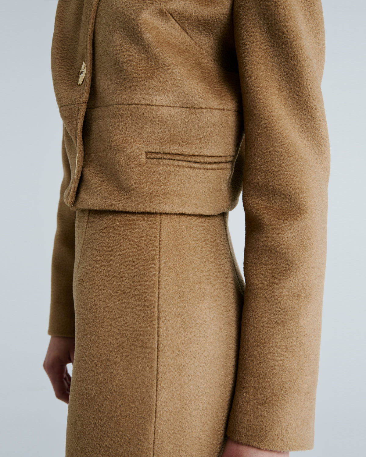 Shea Skirt in Zibellino Baby Camel