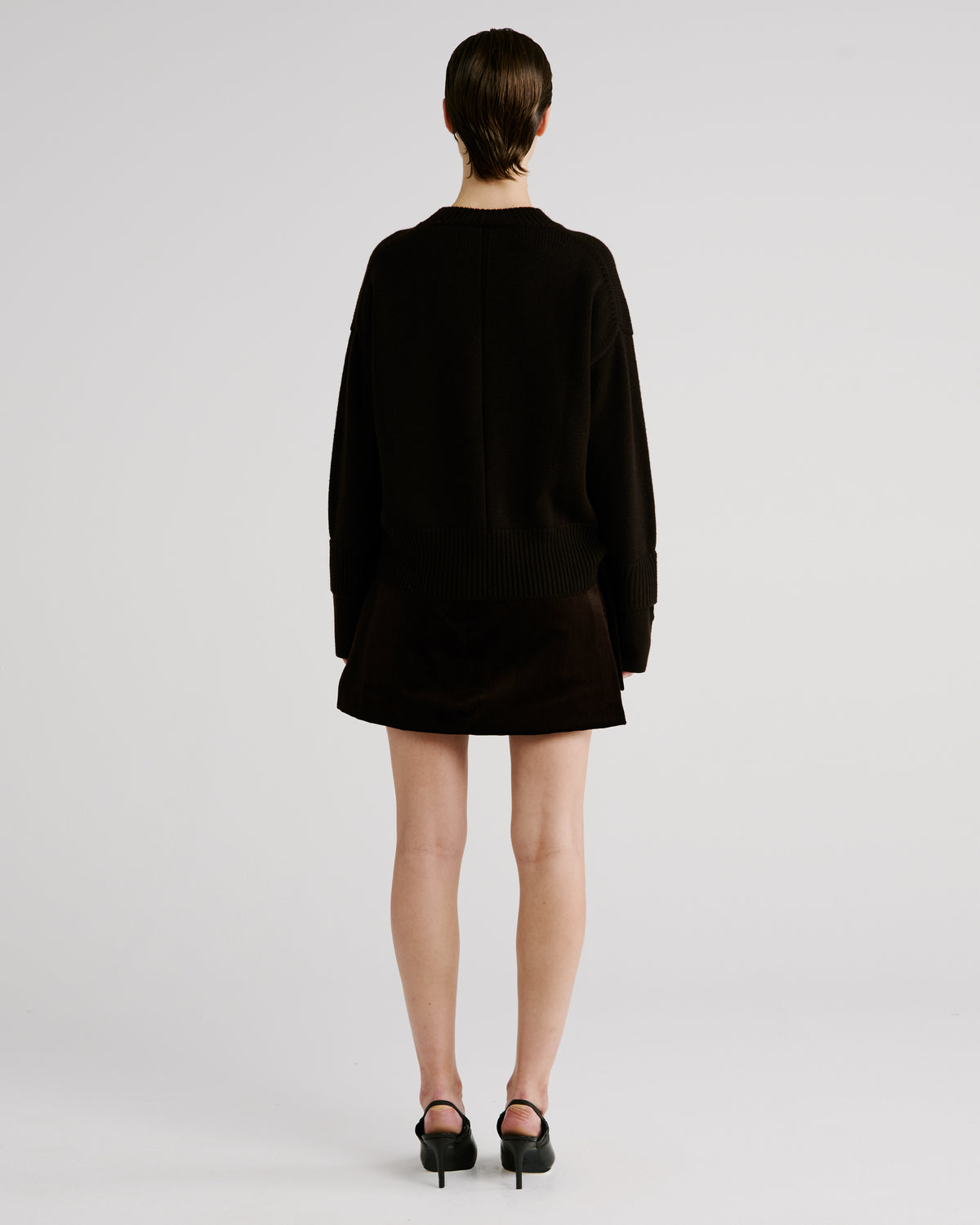 Aaron Sweater in brown Zegna Cashwool® Merino Wool