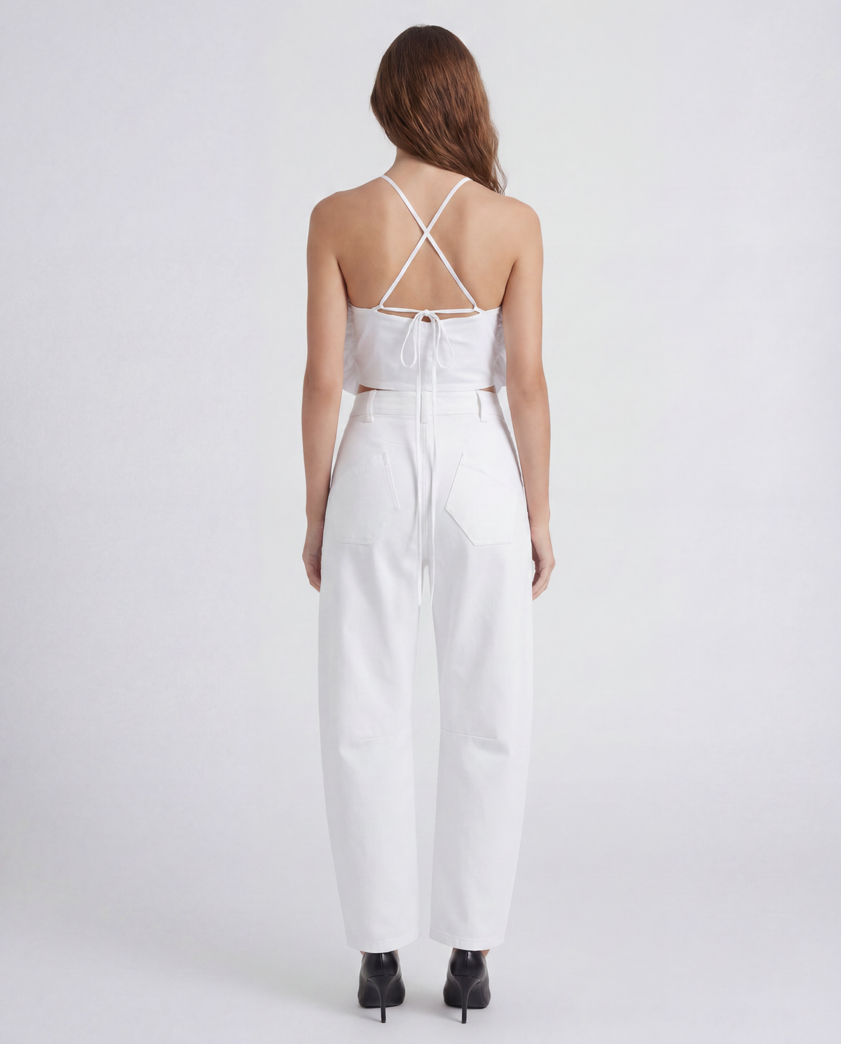 Royal Top in white Comfort Cotton