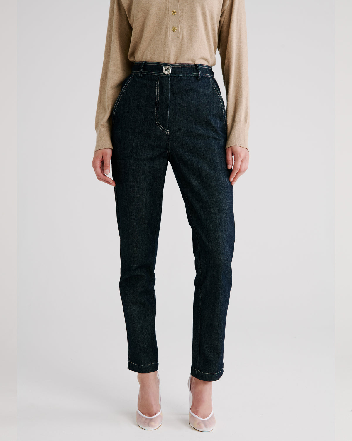 New York Jeans in blue Organic Denim
