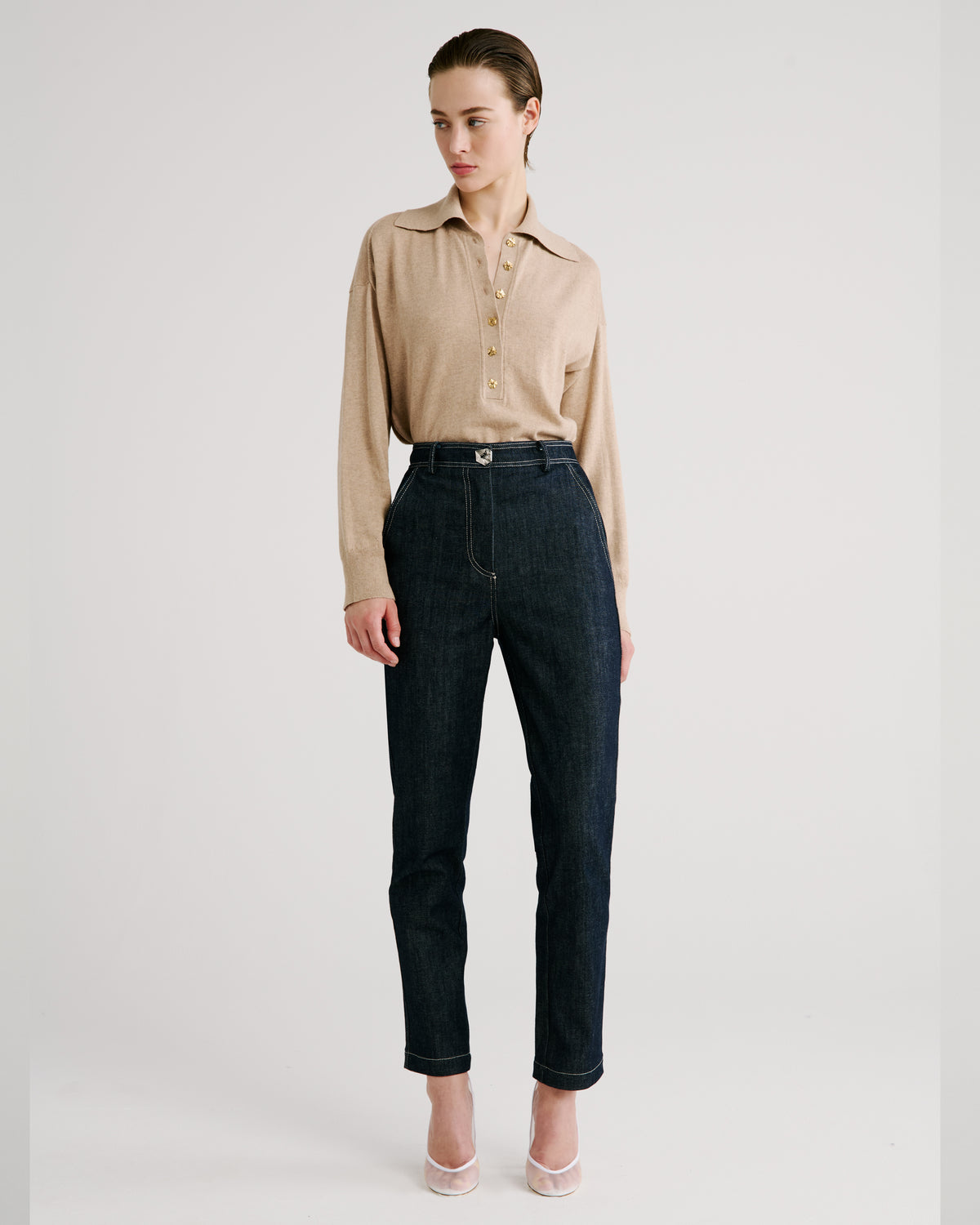New York Jeans in blue Organic Denim