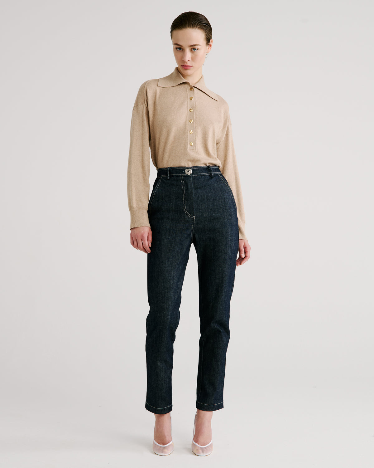 New York Jeans in blue Organic Denim
