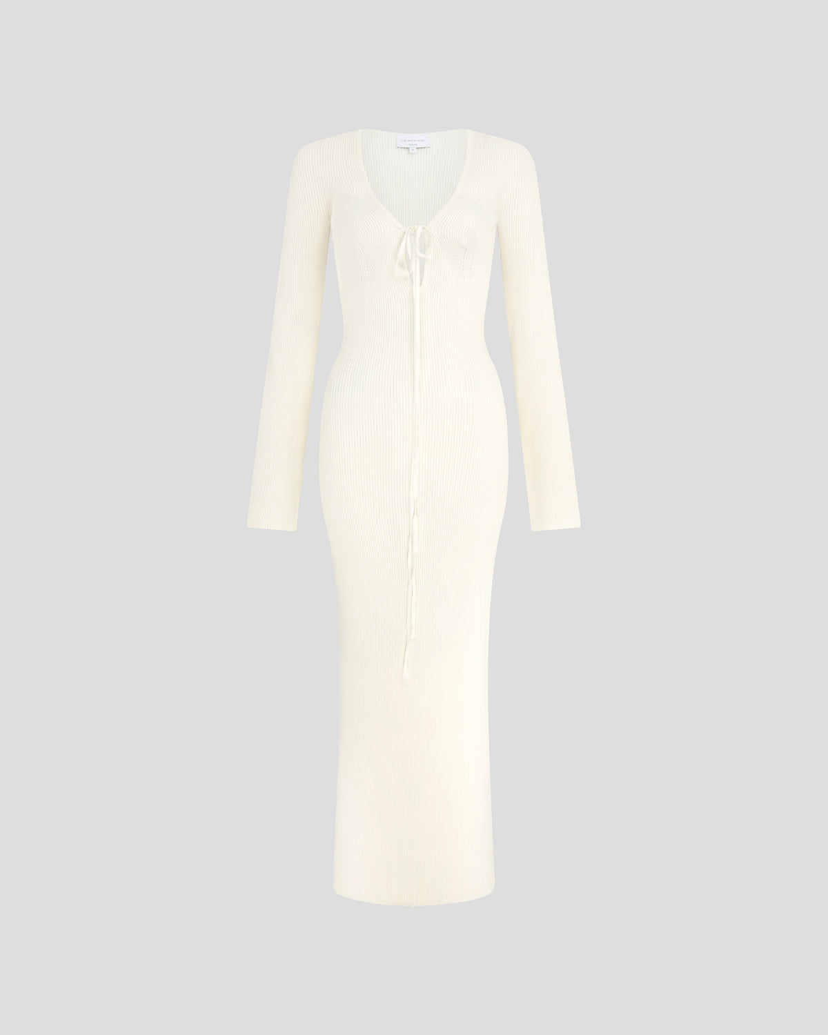 Cristina Knit Dress in ivory Viscose
