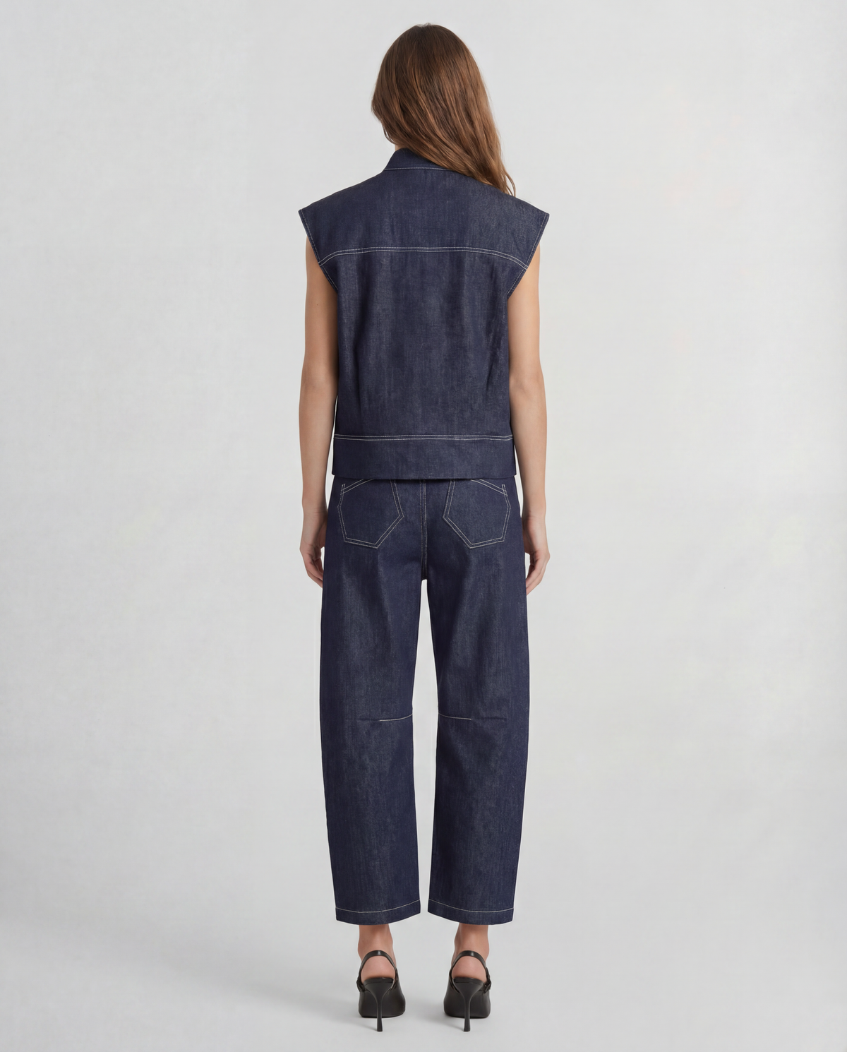 Fia Denim in blue Organic Cotton Denim