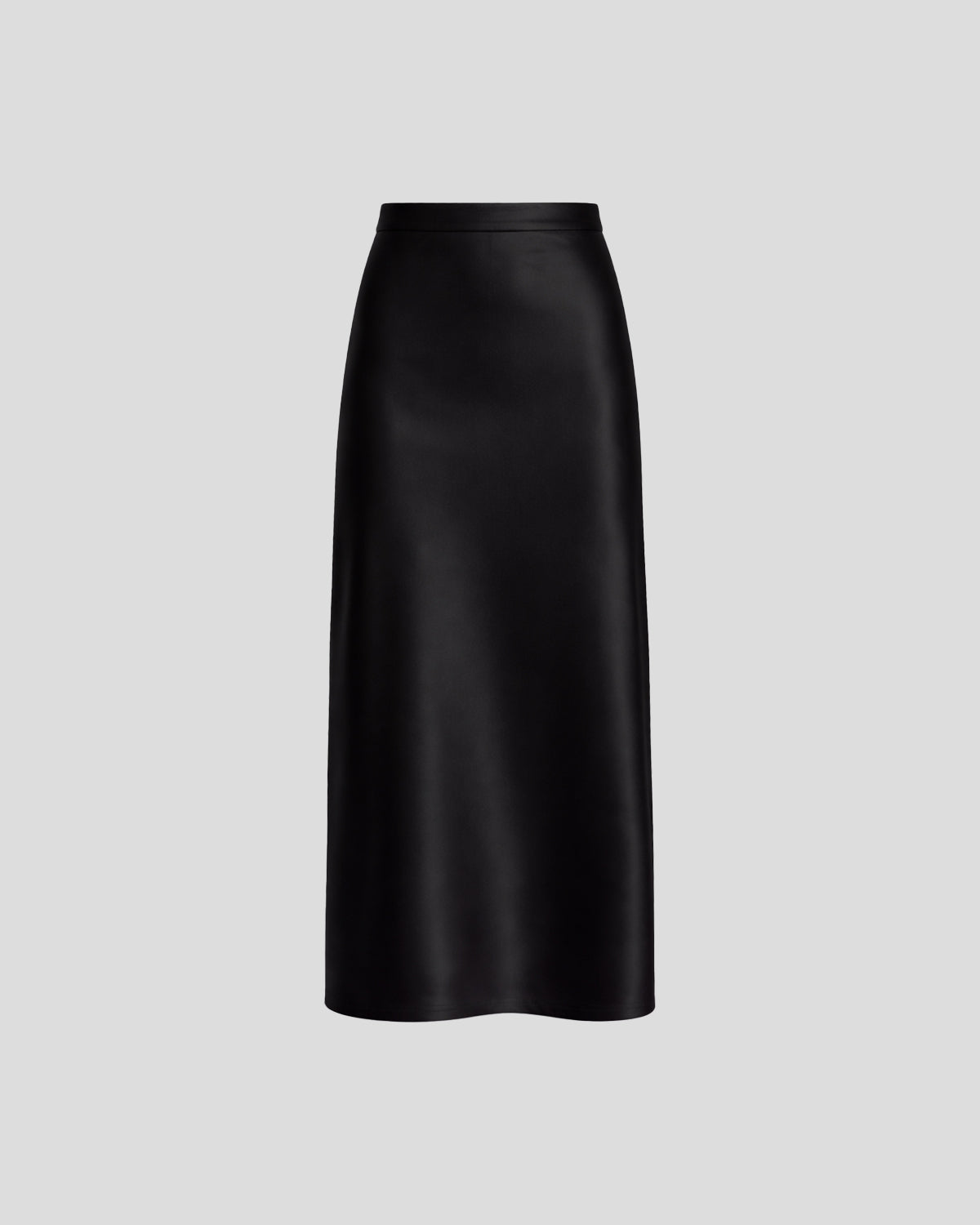 Goya skirt in cady satin with intentional form and slit