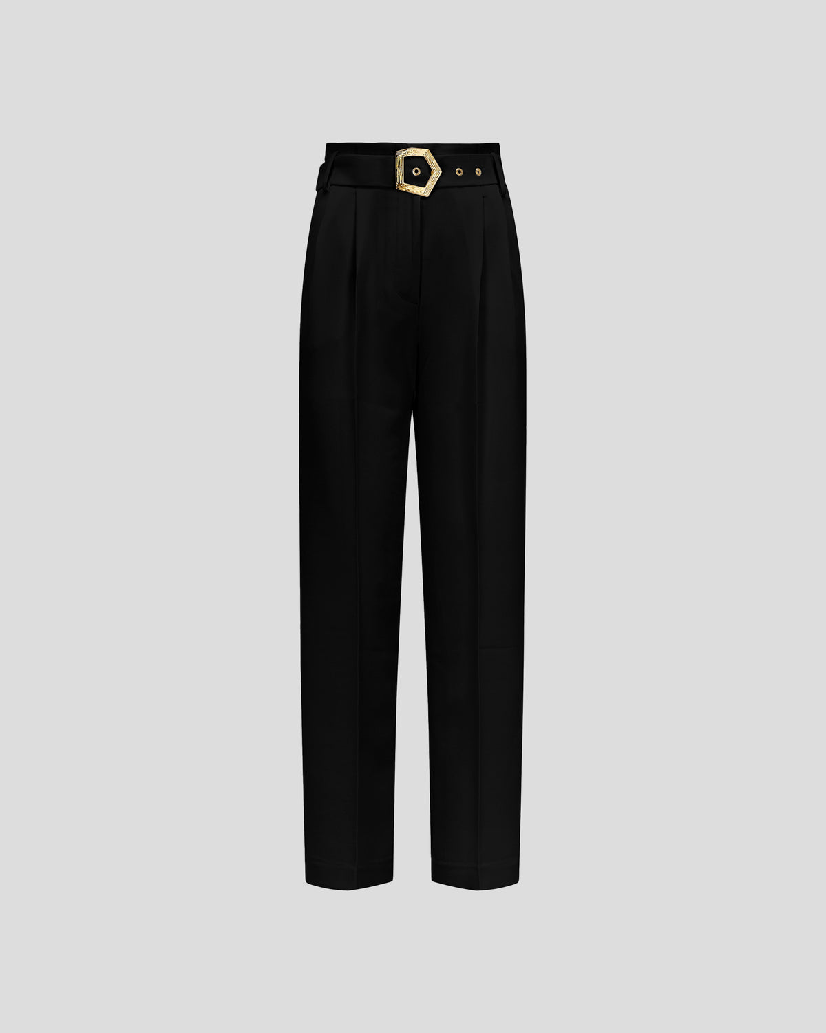 Guttuso trousers with sculptural pleats in a viscose blend