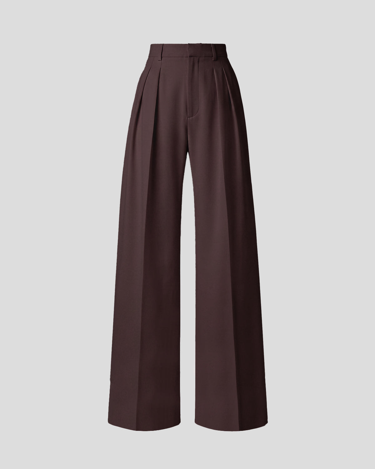Keckler Trousers in brown Wool Crepe