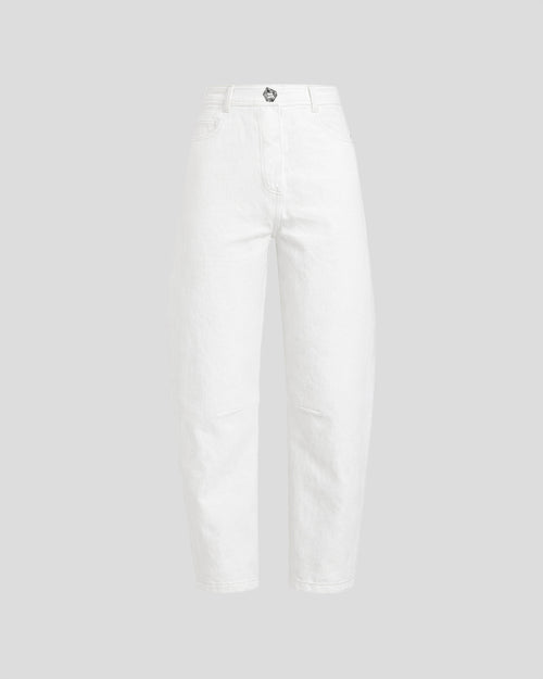 Andy jeans in organic denim with a sculptural silhouette