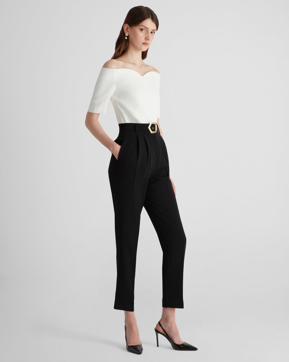Carrisi Top in ivory Cady Frisottino