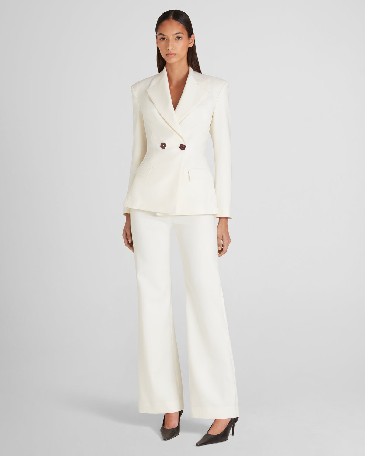 Burri Blazer jacket double-breasted wool structured intent