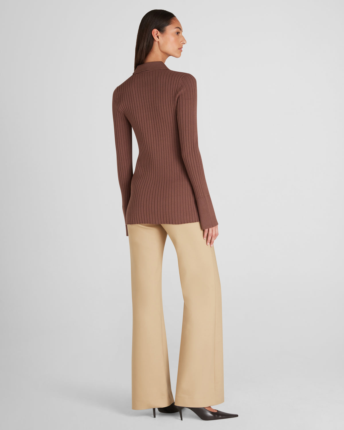 Vattimo Knit Cardigan in brown Viscose