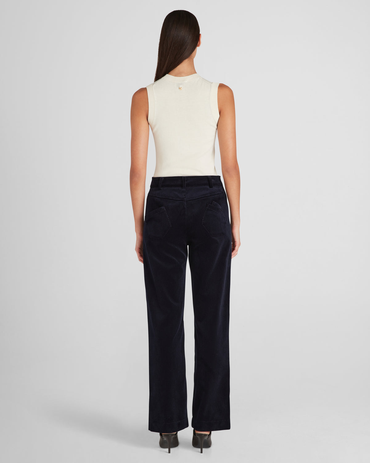 Baar Knit Top in Cashmere and Cotton
