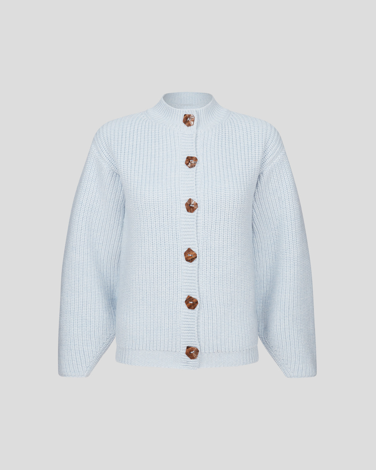 Mario Knit Cardigan in baby blue Zegna Cashwool® Merino Wool