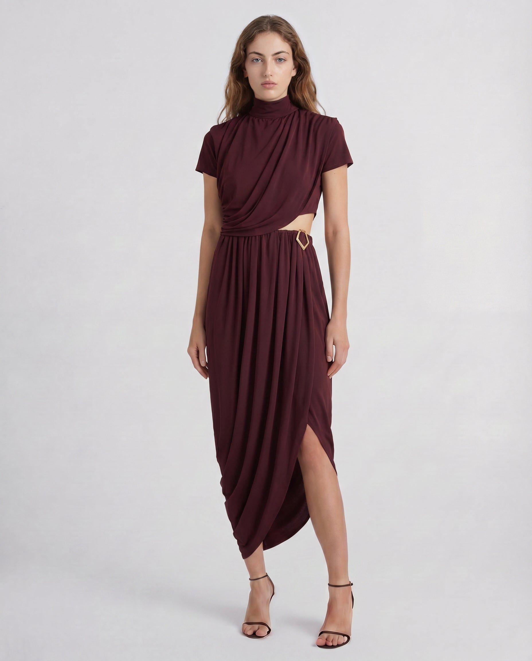 Pagani dress with gold plated buckle