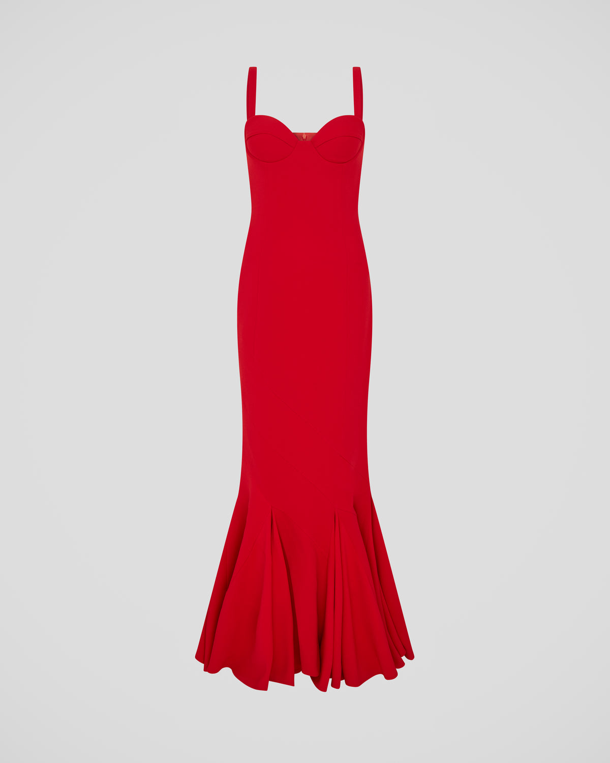 Petrarca dress with a sculptural bodice and intentional form
