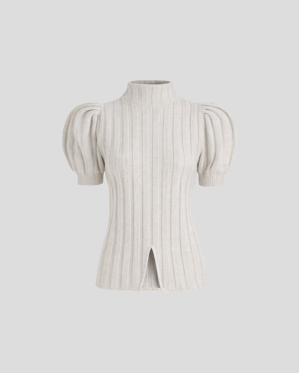 Riley Jumper in Zegna merino wool with structured sleeves