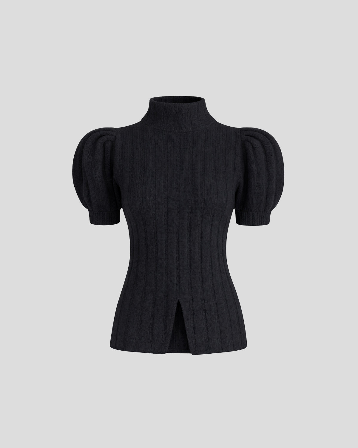 Riley Jumper in structured ribbed Zegna merino wool