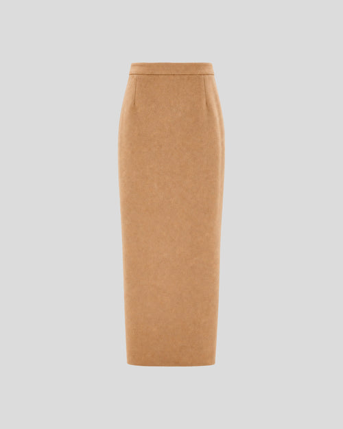 Shea Skirt in Zibellino Baby Camel