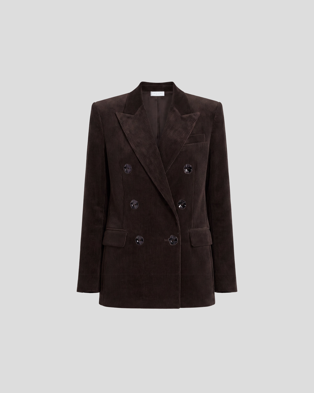 Sugar Blazer in Brown Cotton Corduroy