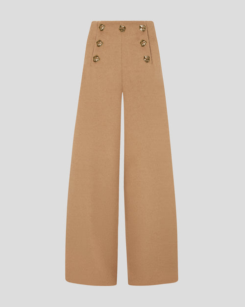 Tano Trousers in Zibellino Baby Camel