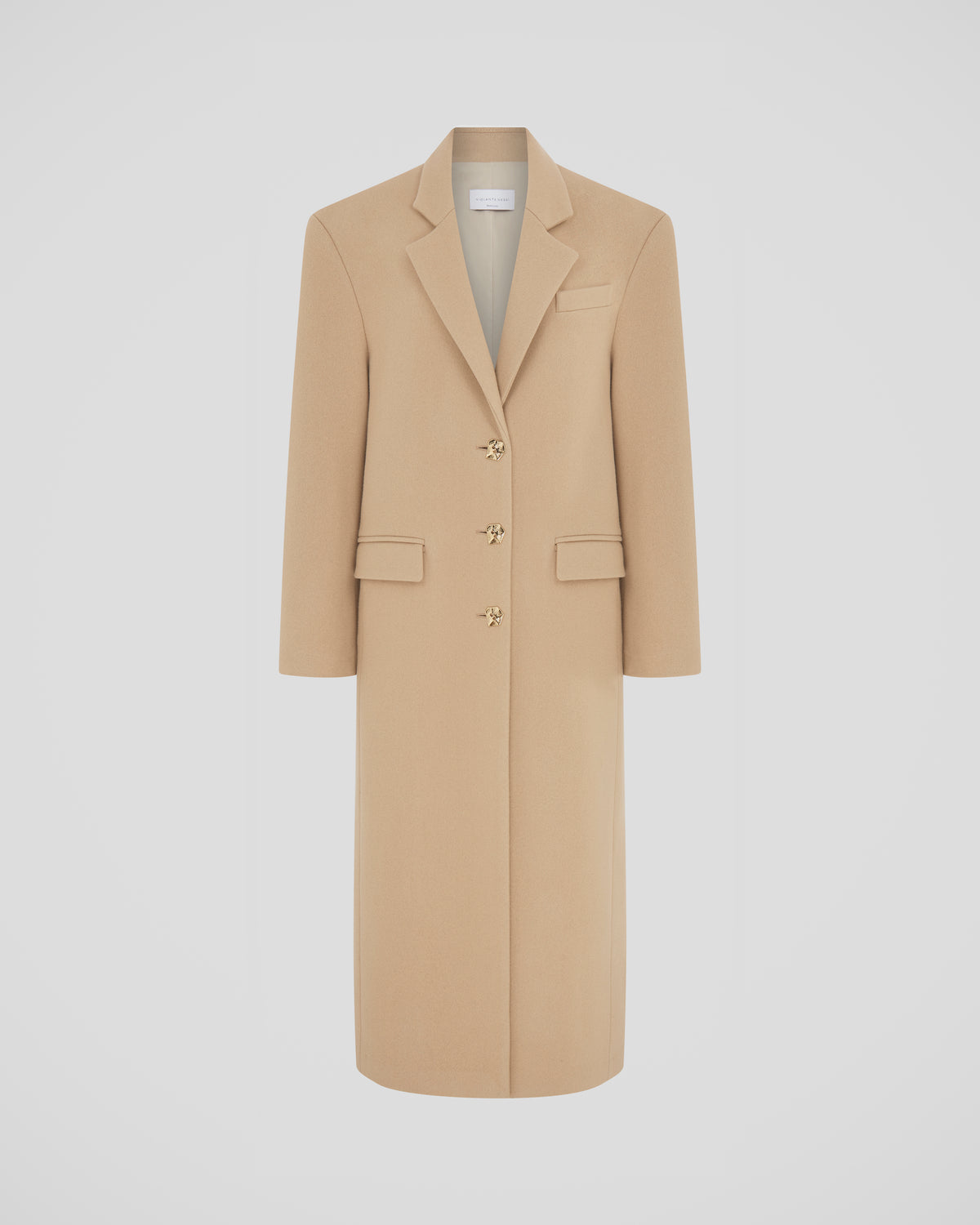 Verga coat in a sweeping cashmere and fine wool blend