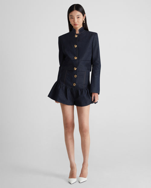 Vicente Jacket in blue Organic Denim