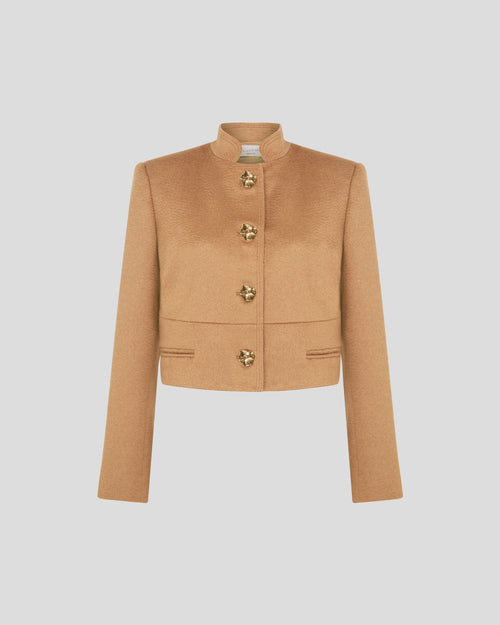 Vicente Jacket in Zibellino Baby Camel