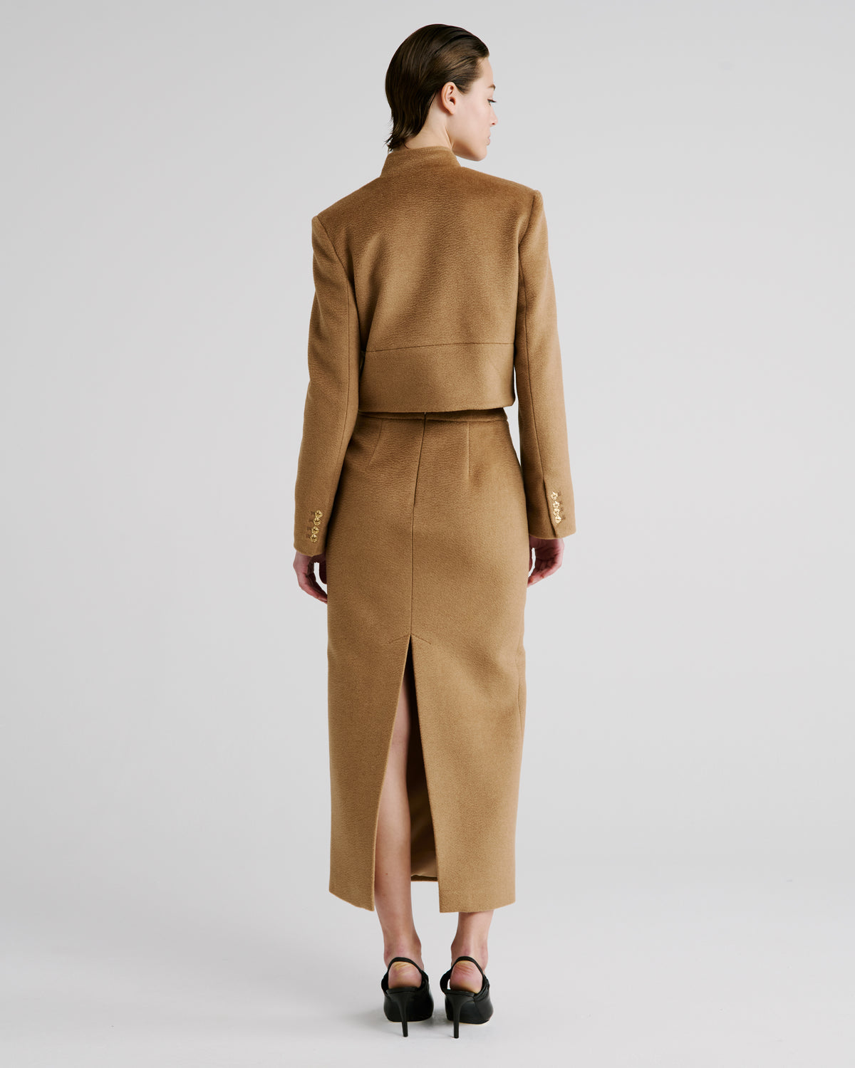 Shea Skirt in Zibellino Baby Camel