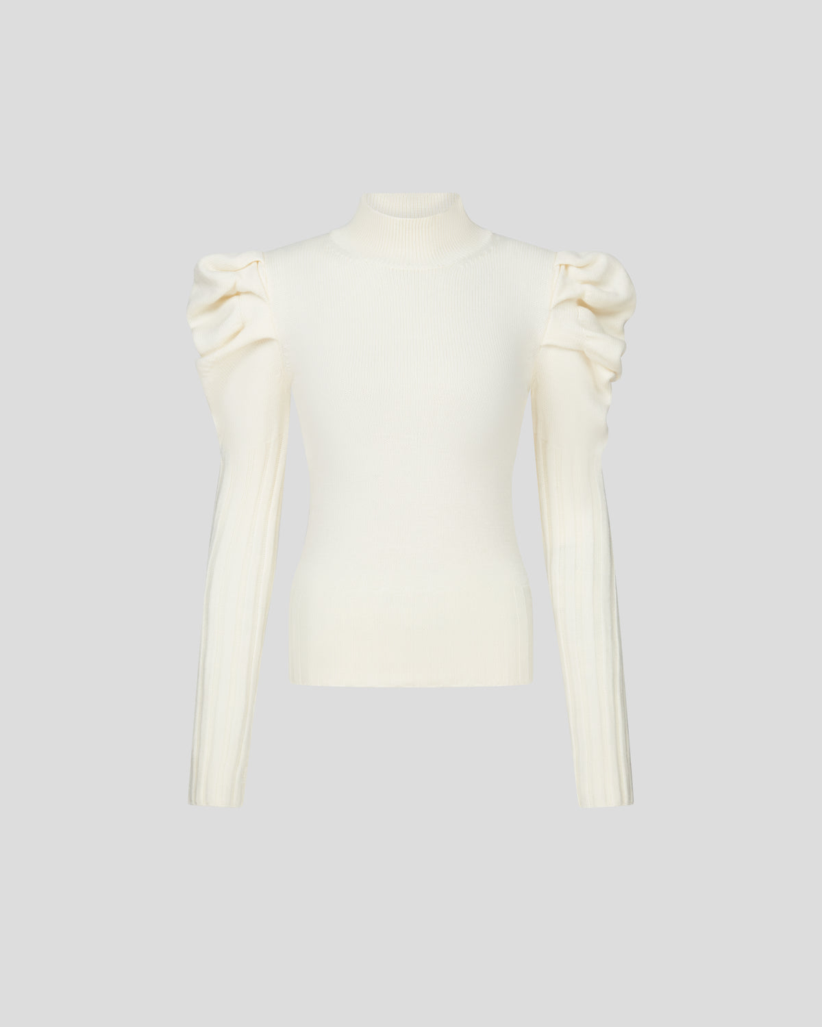 Vittorio Knit Sweater in ivory Zegna Cashwool® Merino Wool