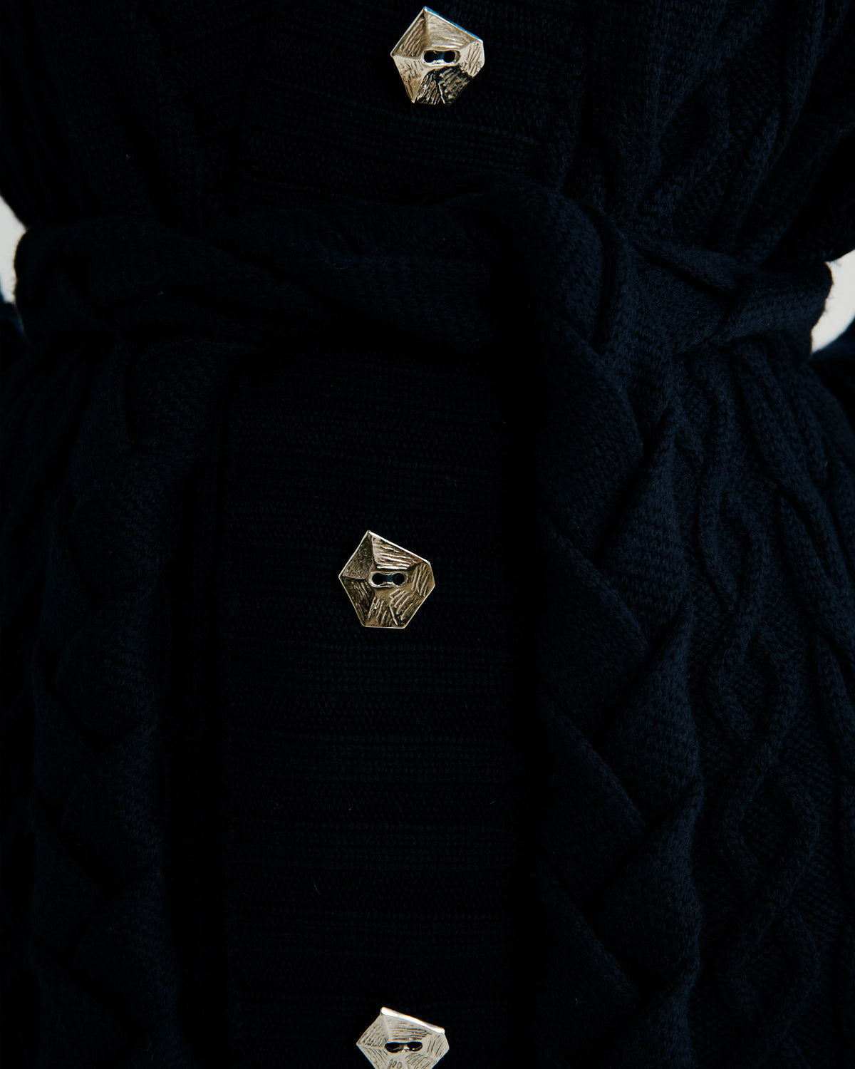 Tracey Knit Cardigan in navy blue Zegna Cashwool® Merino Wool
